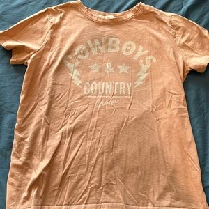 Cute western pink shirt